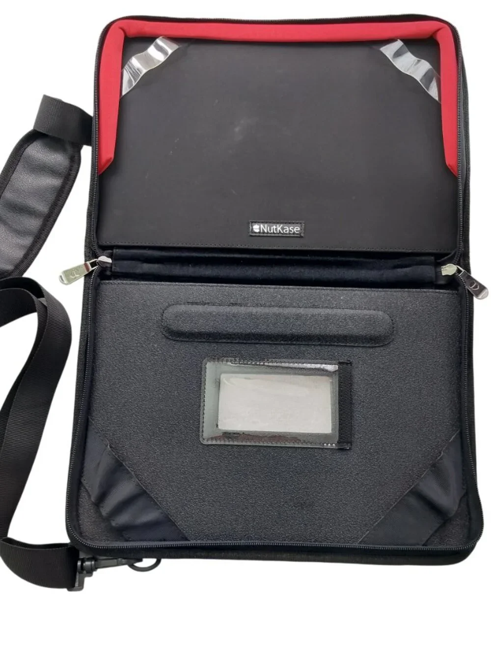 NutKase Ballistic Nylon Folio Case For Chrome Notebook Black With Straps